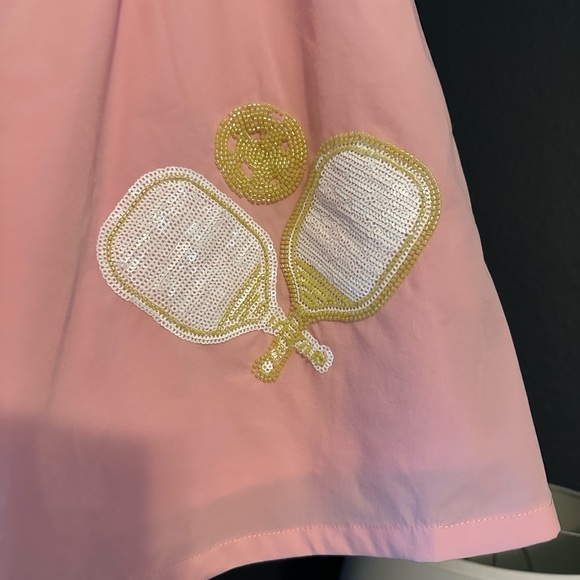 QUEEN OF SPARKLES Green and Pink Racket Set - Picture 2 of 3